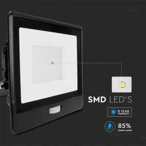 Proiector led 50W cu senzor, Samsung LED, garantie 5 ani, 4000 lm, lumina rece(6500 K), V-TAC [6]- savelectro.ro
