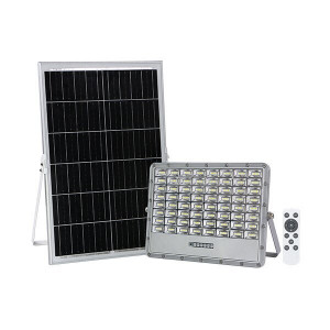 Proiector LED cu Panou Solar, Reflector LED cu panou solar, cu telecomanda, 30W, temperatura de culoare ajustabila (3000-6000K), 2700 lm, IP65, Optonica - savelectro.ro