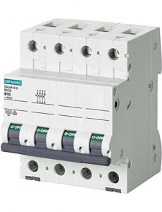 Tablouri si sigurante, Siguranta automata 3P+N, 25A, curba de declansare C, capacitate de rupere 6kA, Siemens - savelectro.ro