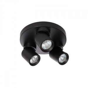 Spot 1676-LVT, orientabil, 3xGU10, negru mat, IP20, Masterled [1]- savelectro.ro