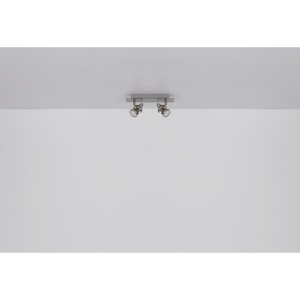 Spot aplicat Kinley, 2xGU10, IP20, nichel mat+crom, Globo Lighting [7]- savelectro.ro
