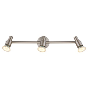 Spot aplicat Kinley, 3xGU10, IP20, nichel mat+crom, Globo Lighting [6]- savelectro.ro