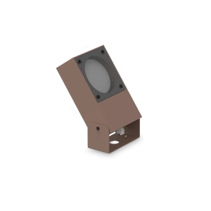 Spot exterior Sirio, 1xGX53, IP65, cafeniu, Ideal Lux