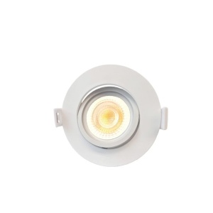 Spot incastrabil LED Seo, 7W, 620 lm, lumina calda/neutra/rece, mobil, IP20, alb, Klausen