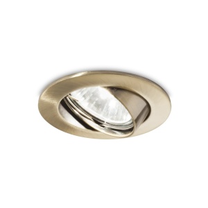 Spoturi, Spot incastrat orientabil Swing, 1xGU10, IP20, bronz, Ideal Lux - savelectro.ro