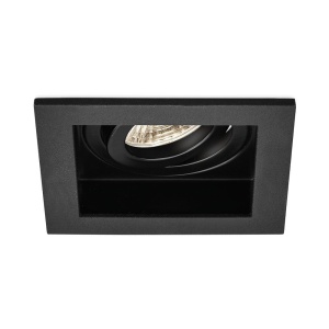 Spoturi, Spot incastrat patrat, metal, negru, IP20, Braytron - savelectro.ro