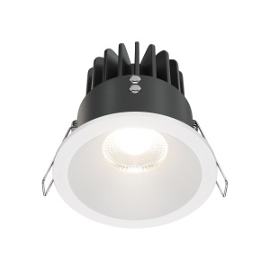Spot LED 12W Incastrat, Dimabil, Maytoni, 990lm, Lumina Neutra (4000K), Alb [1]- savelectro.ro