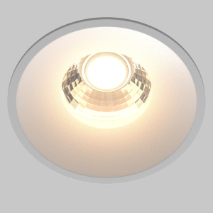 Spot LED 12W Incastrat, Maytoni, 880lm, Lumina Calda (3000K), Alb [2]- savelectro.ro