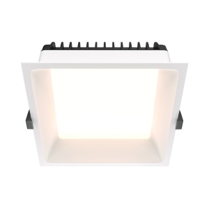 Spoturi, Spot LED 18W Incastrat, Maytoni, 1350lm, Lumina Calda (3000K), Alb - savelectro.ro