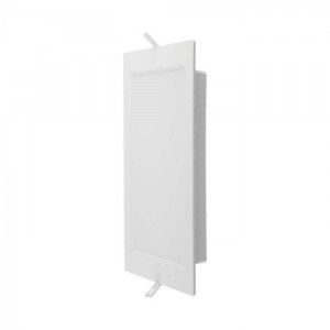Spot LED 18W Incastrat, Patrat, V-TAC, 1850lm, Lumina Calda (3000K), Alb [1]- savelectro.ro