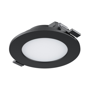 Spot LED 3W Incastrat, Rotund, Braytron, 220lm, Lumina Calda/Neutra/Rece, Negru [4]- savelectro.ro