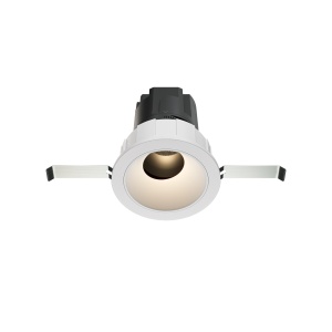 Spot LED 7W Incastrat, Maytoni, 400lm, Lumina Calda (3000K), Negru [1]- savelectro.ro