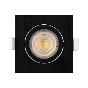 Spot LED 7W Incastrat, Patrat, Braytron, 630lm, Lumina Calda/Neutra/Rece, Negru [8]- savelectro.ro
