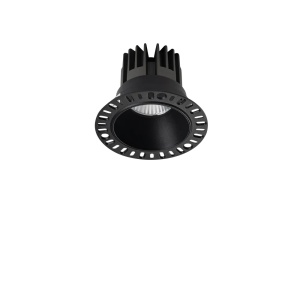 Spoturi LED, Spot LED incastrat rotund Game Trimless, 11W, 660lm, lumina calda (3000 K), IP20, negru, Ideal Lux - savelectro.ro