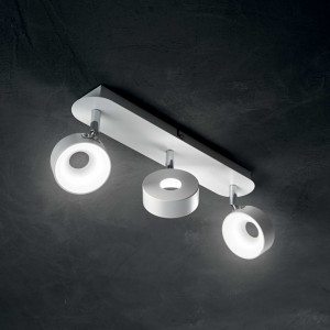 Spot LED OBY PL3, metal, alb, 18W, 1650 lm, lumina calda (3000K), 196701, Ideal Lux [2]- savelectro.ro