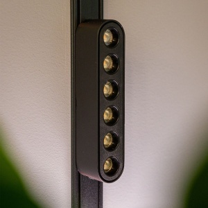 Spot LED pentru sina magnetica slim, liniar, 6W, lumina neutra(4000 K), negru, 640 lm, Klausen [4]- savelectro.ro