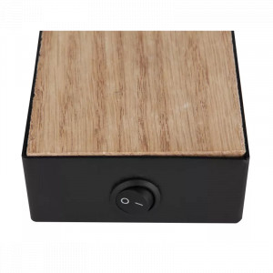 Spot Robby 57911-1BW, orientabil, 1xGU10, imitatie lemn+negru, IP20, Globo Lighting [4]- savelectro.ro