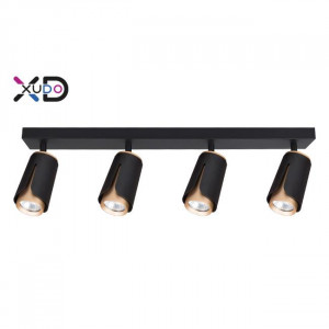 Spoturi, Spot Xudo XD-IK264B, orientabil, 4xGU10, auriu+negru, IP20, Masterled - savelectro.ro