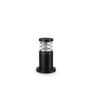 Stalpi iluminat exterior, Stalp exterior Tronco H25, 1xE27, IP65, negru, Ideal Lux - savelectro.ro
