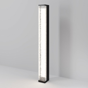 Stalpi iluminat exterior, Stalp LED exterior Floeva 18W, 800mm, 1150 lm, lumina calda (3000 K), IP65, negru, Maytoni - savelectro.ro