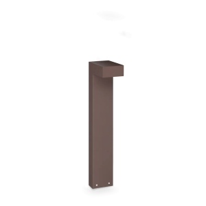 Stalpi iluminat exterior, Stalp LED exterior Sirio H60 13W, 490lm, lumina calda (3000 K), IP65, cafeniu, Ideal Lux - savelectro.ro