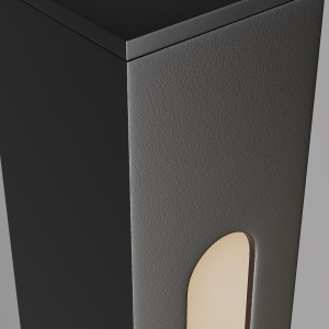 Stalp pentru exterior LED Pole O440FL-L24GF3K, 24W, 1200lm, lumina calda, IP65, grafit, Maytoni [2]- savelectro.ro