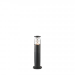 Stalpi iluminat exterior, Stalp pentru exterior TRONCO, negru, 1 bec, dulie E27, 248295, Ideal Lux - savelectro.ro