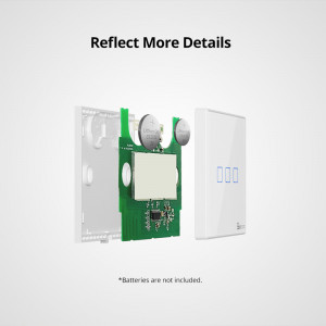 Telecomanda Wireless Sonoff T2EU3C-RF, 3 canale, RF, sticla securizata, alba [9]- savelectro.ro