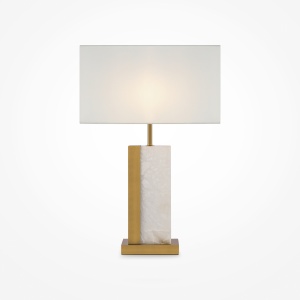 Veioza Bianco Z031TL-01BS, cu intrerupator, 1xE27, alba+aurie, IP20, Maytoni [1]- savelectro.ro