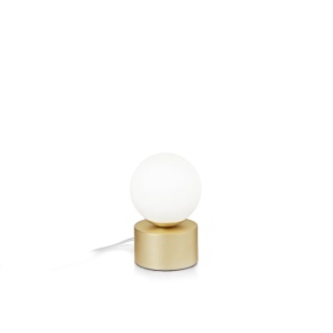 Veioze, Veioza Perlage, 1xG9, IP20, aurie+alba, Ideal Lux - savelectro.ro