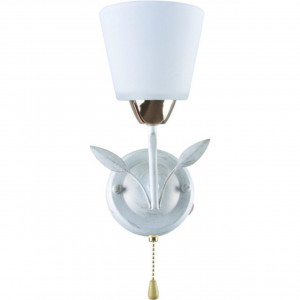 Aplice, Aplica Brush LY-3142, cu intrerupator, 1xE27, alba+aurie, IP20, Klausen - savelectro.ro
