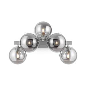 Corpuri de iluminat, Aplica Dallas MOD547WL-05CH, 5xG9, crom+fumurie, IP20, Maytoni - savelectro.ro