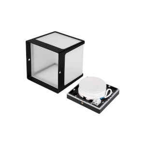Aplica de exterior Cube-2, GX53, IP54, neagra, Masterled [5]- savelectro.ro