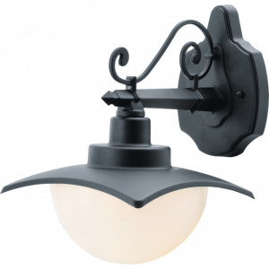 Corpuri de iluminat exterior, Aplica de exterior Derby, neagra, 1 bec, dulie E27, KL133000 - savelectro.ro