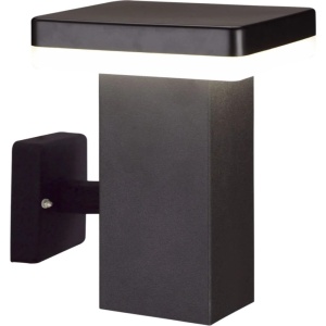 Klausen Stoc, Aplica exterior Calgary 1 KL6270, 11W, 4000K, negru + inox, IP44, stil modern, Klausen - savelectro.ro