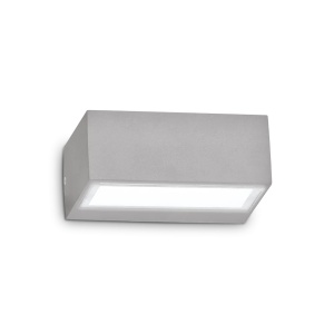 Aplice si felinare exterior, Aplica exterior Twin, 1xG9, IP44, gri, Ideal Lux - savelectro.ro