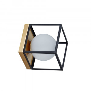 Aplica Fence KL101054, 1xE27, alba+aurie+neagra, IP20, Klausen [1]- savelectro.ro