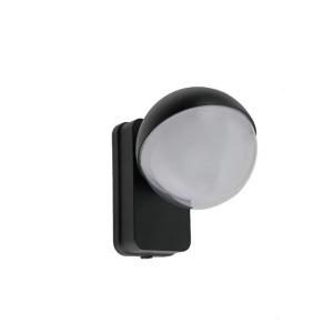 Aplice LED, Aplica LED Chubby, 12W, 680 lm, lumina calda (3000 K), IP54, neagra, Klausen - savelectro.ro