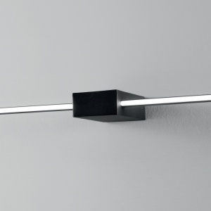 Aplica LED Essence Square D075 12W, lumina calda (3000 K), 760lm, IP20, negru, Ideal Lux [3]- savelectro.ro