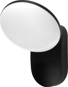 Corpuri de iluminat exterior, Aplica LED exterior 12W, 1200 lm, lumina calda (3000K), IP54, aluminiu, neagra, Optonica - savelectro.ro