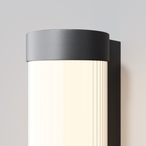 Aplica LED exterior Rounge, 12W, lumina calda (3000K), IP54, neagra, Maytoni [2]- savelectro.ro