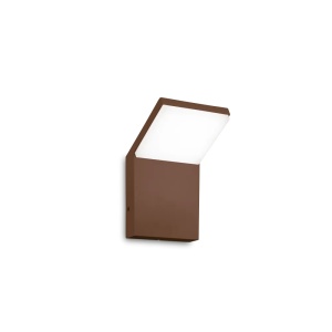 Aplice si felinare exterior, Aplica LED exterior Style 8.5W, 790lm, lumina neutra (4000 K), IP54, cafenie, Ideal Lux - savelectro.ro