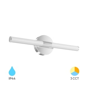Aplice, Aplica LED pentru baie 7W, 3IN1, crom, IP44, Braytron - savelectro.ro