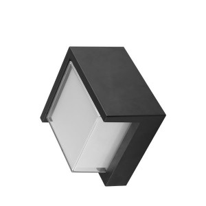 Aplica LED pentru exterior patrata, 15W, 1450lm, lumina calda (3000K), neagra, alba, Braytron [1]- savelectro.ro