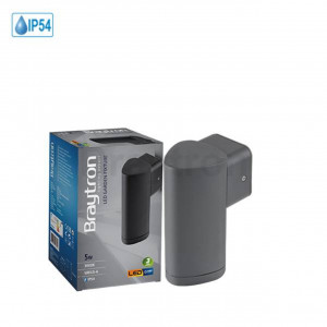 Aplica LED pentru exterior Sirius, 5W, 450lm, lumina calda (3000K), gri, Braytron [3]- savelectro.ro