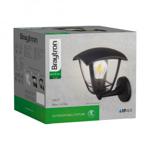 Aplica pentru exterior Berlin, 1 bec, dulie E27, bronz, Braytron [3]- savelectro.ro