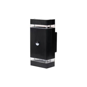 Aplice si felinare exterior, Aplica pentru exterior Hana 8525-LVT, 2xGU10, neagra, IP65, Masterled - savelectro.ro