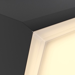 Aplica pentru exterior LED Brick O436WL-L10GF3K1, 10W, 1100lm, lumina calda, IP54, grafit, Maytoni [2]- savelectro.ro