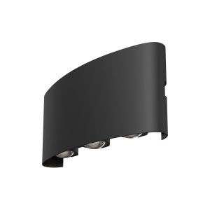 Aplica pentru exterior LED Strato O417WL-L6B3K, 6W, 594lm, lumina calda, IP54, neagra, Maytoni [3]- savelectro.ro