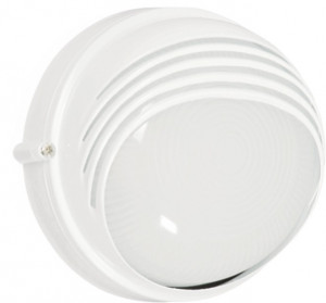Corpuri de iluminat, Aplica pentru exterior Parma, 1 bec, dulie E27, alba, metal, sticla, Klausen - savelectro.ro